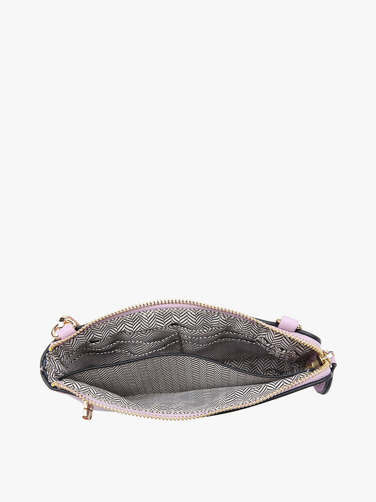 Lizard Crossbody and/or Wristlet With Twist Lock Closure in Black