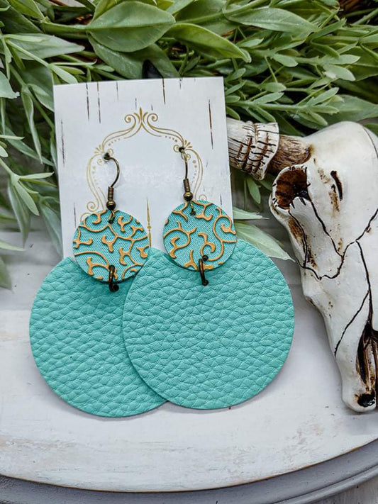 These earrings are a great way to add some fun to your outfit! They are made of nickel and lead free hardware. They are also made of hypoallergenic settings and surgical steel posts with clear backings.