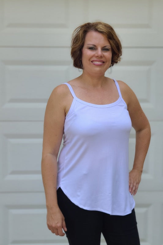 Basic Tank Top in White