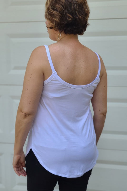 Basic Tank Top in White