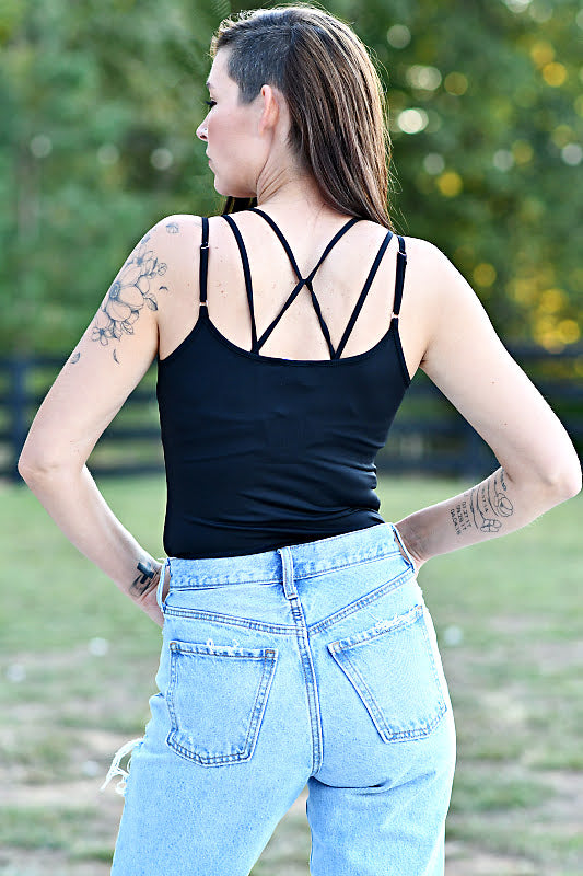 Solid Cami Top in Black